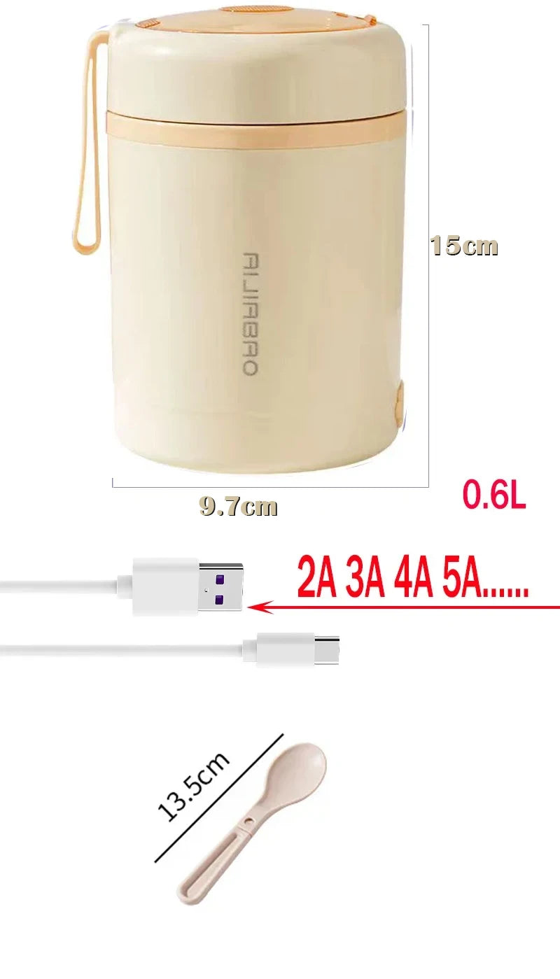 Elektryczny Podgrzewacz do Posiłków 600 ml