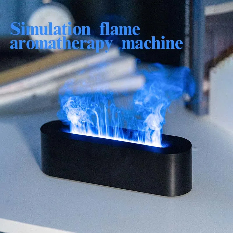 Dyfuzor aromatyczny z efektem ognia, nawilżacz powietrza