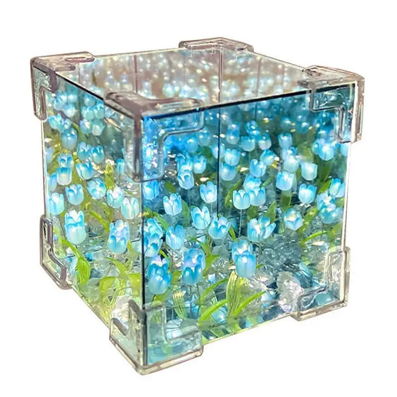 Lampka nocna LED Tulipan 2w1, prezent na urodziny