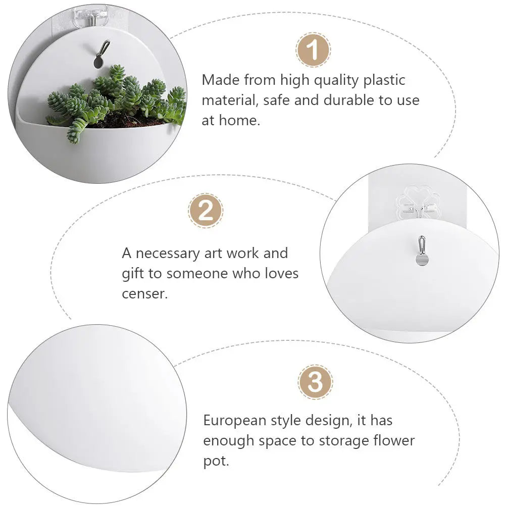 Nowoczesna dekoracja ścienna, wiszący wazon na rośliny