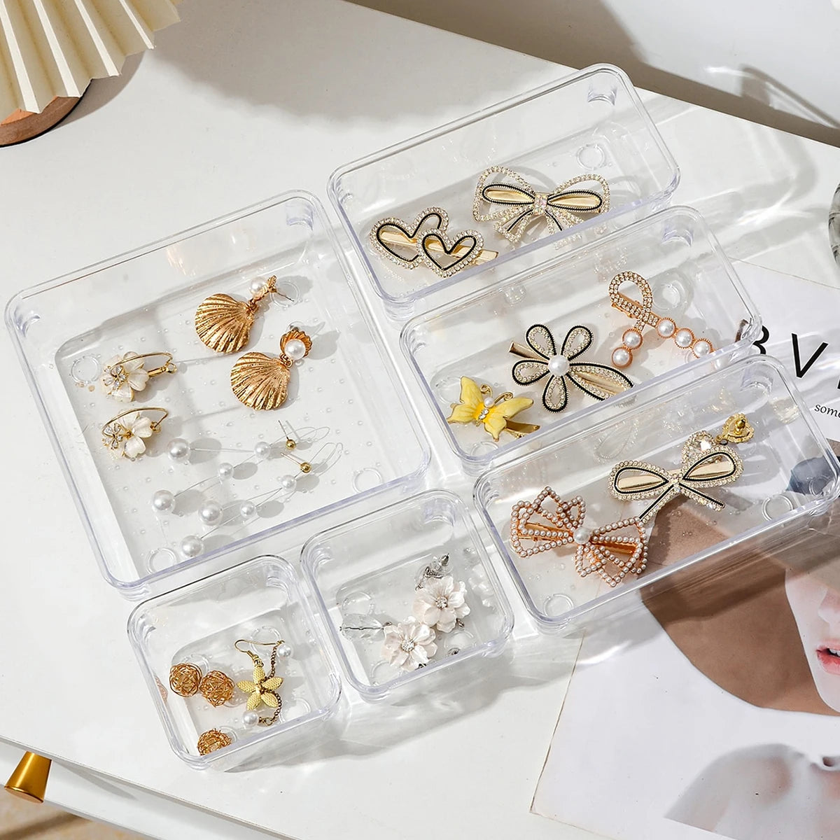 Zestaw 7 Organizerów do Szuflady