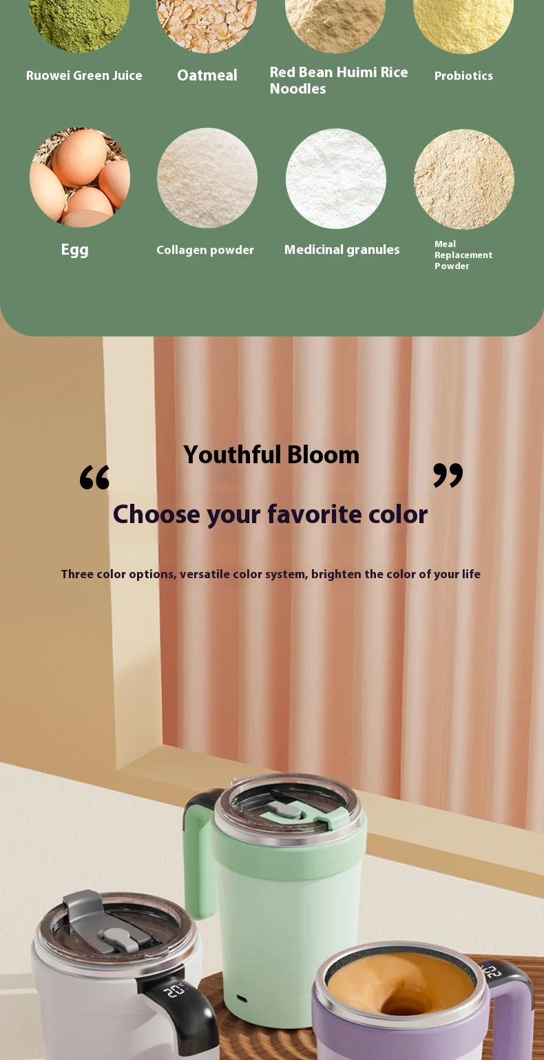 Smart Kubek Samomieszający z Termometrem