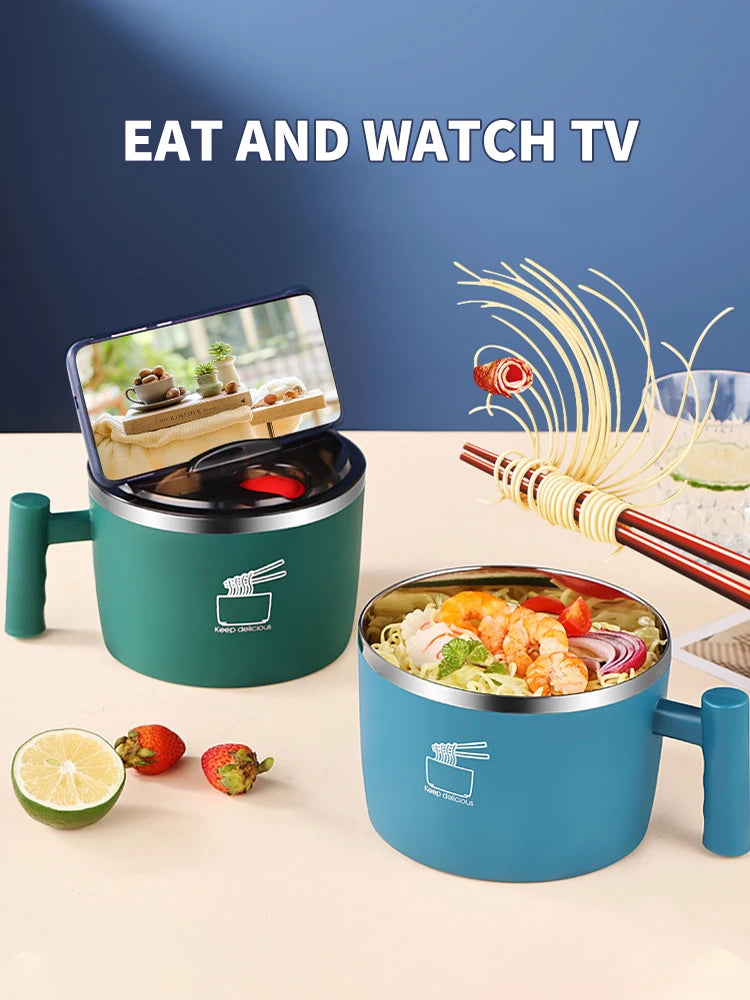 Miska ze Stali Nierdzewnej z Pokrywką